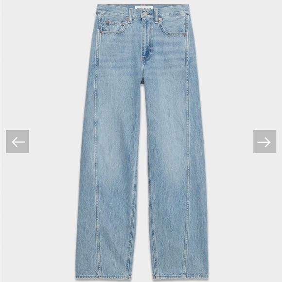 Denim Forum Denim - Denim Forum The ‘90s Seamed Hi-Rise Barrel Jean
